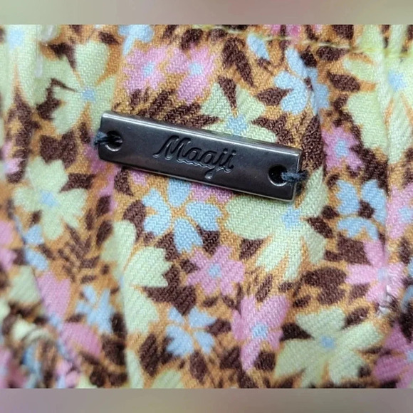 ANTHROPOLOGY Maaji Dress Small Brown Radiant Meadow Kamala Floral Mini NWT - Picture 4 of 10
